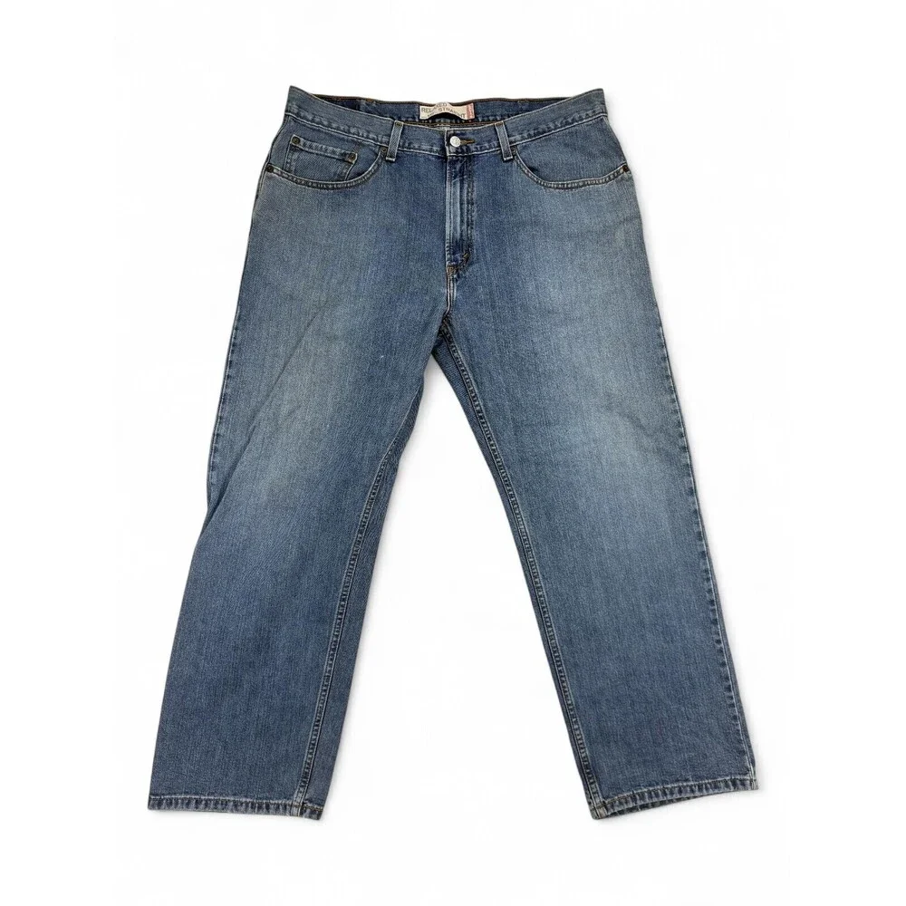 Levi's Men's Straight Leg Jeans W38 Classic Blue - 505‎ Style
